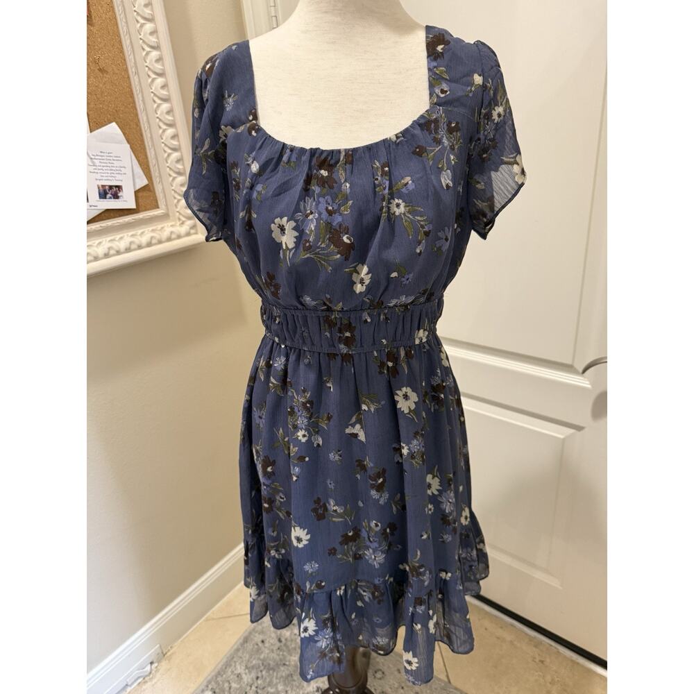 Altard State Blue floral girls ladies dress size Large - Picture 2 of 6